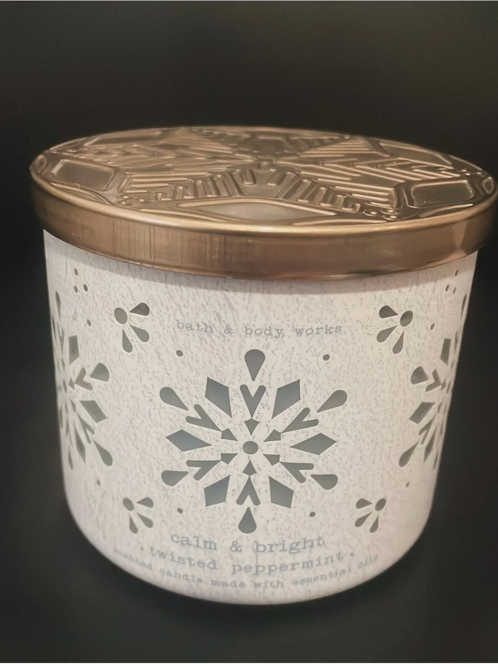 Bath & Body Works Twisted Peppermint Scented Candle